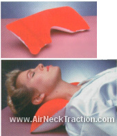 Restore neck curve with the neck traction pillow